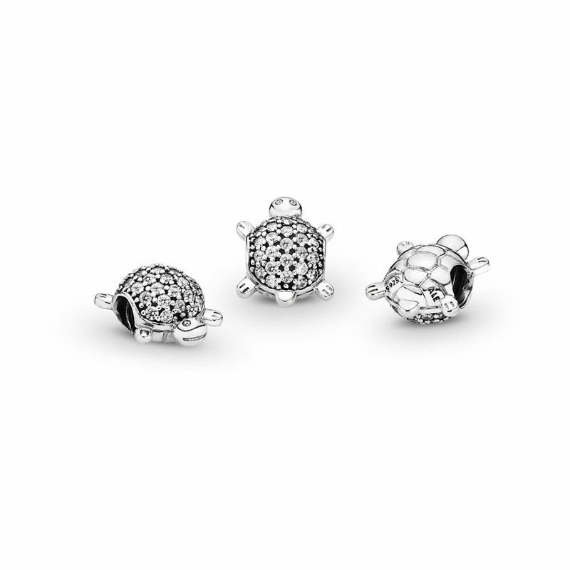 Pandora Sea Turtle Charm Clearance NZ, Sterling Silver (437615-IEC)